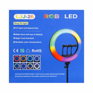 ljj 26 rgb 10in ring light cover